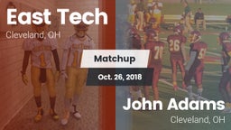 Matchup: East Tech vs. John Adams  2018