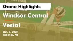 Windsor Central  vs Vestal  Game Highlights - Oct. 3, 2022
