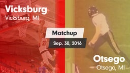 Matchup: Vicksburg vs. Otsego  2016