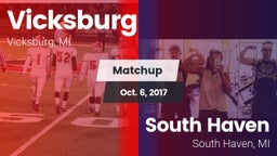 Matchup: Vicksburg vs. South Haven  2017