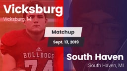 Matchup: Vicksburg vs. South Haven  2019