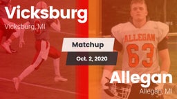 Matchup: Vicksburg vs. Allegan  2020
