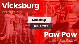 Matchup: Vicksburg vs. Paw Paw  2020