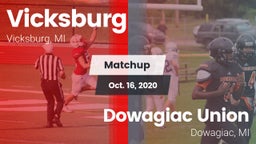 Matchup: Vicksburg vs. Dowagiac Union 2020