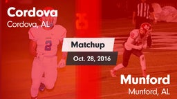 Matchup: Cordova vs. Munford  2016