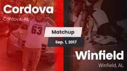 Matchup: Cordova vs. Winfield  2017