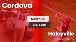 Matchup: Cordova vs. Haleyville  2017