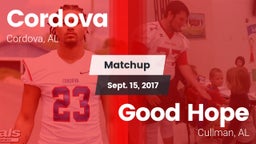 Matchup: Cordova vs. Good Hope  2017