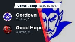 Recap: Cordova  vs. Good Hope  2017