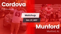 Matchup: Cordova vs. Munford  2017