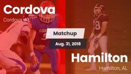 Matchup: Cordova vs. Hamilton  2018