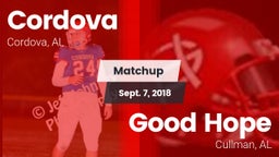 Matchup: Cordova vs. Good Hope  2018