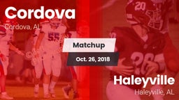 Matchup: Cordova vs. Haleyville  2018