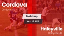 Matchup: Cordova vs. Haleyville  2019