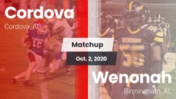 Matchup: Cordova vs. Wenonah  2020
