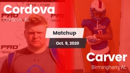 Matchup: Cordova vs. Carver  2020