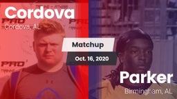 Matchup: Cordova vs. Parker  2020