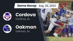 Recap: Cordova  vs. Oakman  2022