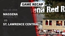 Recap: Massena  vs. St. Lawrence Central 2016