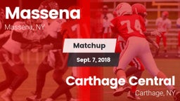 Matchup: Massena vs. Carthage Central  2018