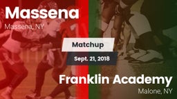 Matchup: Massena vs. Franklin Academy  2018