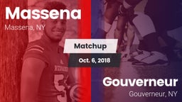 Matchup: Massena vs. Gouverneur  2018