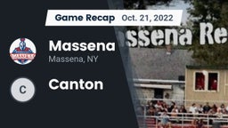 Recap: Massena  vs. Canton  2022