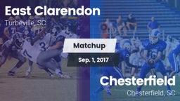 Matchup: East Clarendon vs. Chesterfield  2017