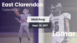 Matchup: East Clarendon vs. Lamar  2017