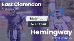 Matchup: East Clarendon vs. Hemingway  2017
