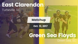 Matchup: East Clarendon vs. Green Sea Floyds  2017