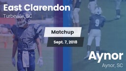Matchup: East Clarendon vs. Aynor  2018