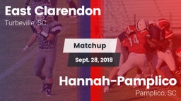 Matchup: East Clarendon vs. Hannah-Pamplico  2018