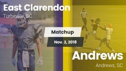 Matchup: East Clarendon vs. Andrews  2018