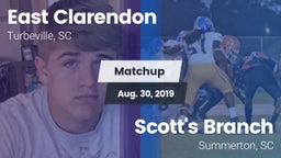 Matchup: East Clarendon vs. Scott's Branch  2019