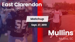 Matchup: East Clarendon vs. Mullins  2019