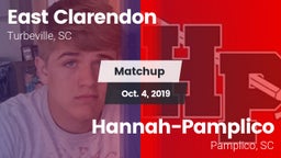 Matchup: East Clarendon vs. Hannah-Pamplico  2019