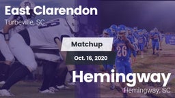 Matchup: East Clarendon vs. Hemingway  2020