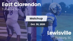 Matchup: East Clarendon vs. Lewisville  2020
