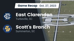 Recap: East Clarendon  vs. Scott's Branch  2023