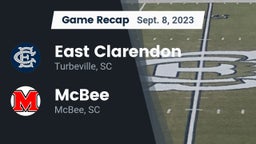 Recap: East Clarendon  vs. McBee  2023