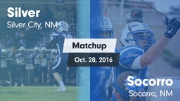 Matchup: SilverNM vs. Socorro  2016