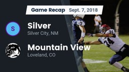 Recap: Silver  vs. Mountain View  2018