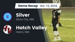 Recap: Silver  vs. Hatch Valley  2018