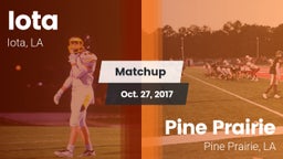Matchup: Iota vs. Pine Prairie  2017