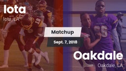 Matchup: Iota vs. Oakdale  2018