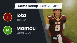 Recap: Iota  vs. Mamou  2018