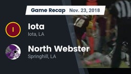 Recap: Iota  vs. North Webster  2018