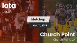 Matchup: Iota vs. Church Point  2019