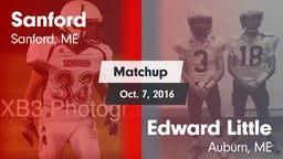Matchup: Sanford vs. Edward Little  2016